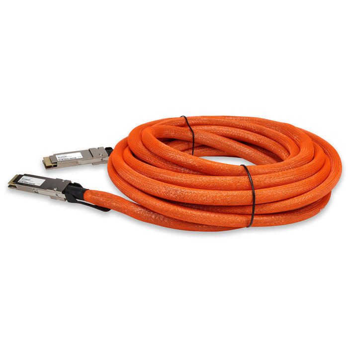 Dell Compatible TAA 400GBase-CU QSFP-DD to QSFP-DD Direct Attach Cable (Active Twinax, 3m)