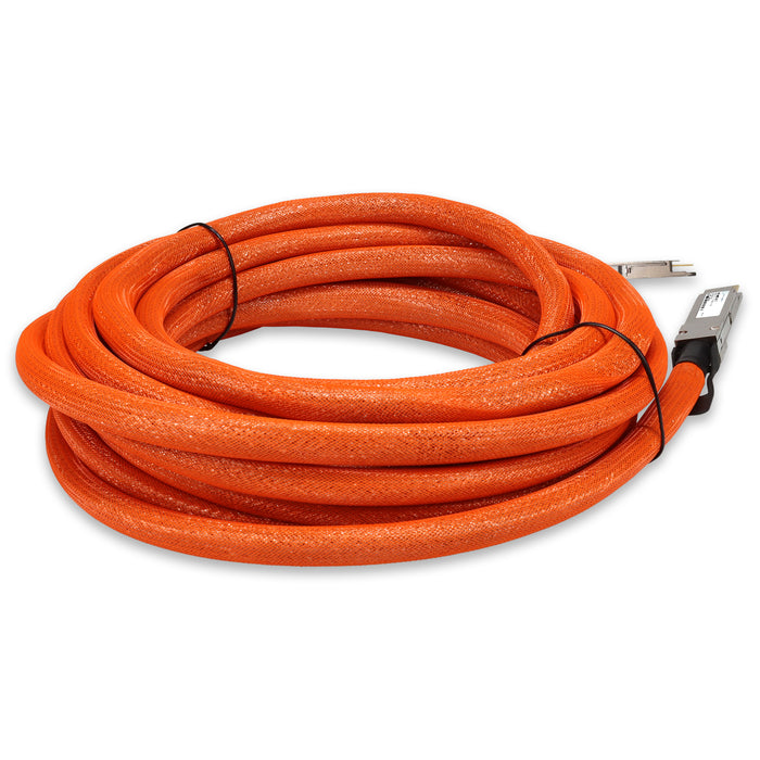 Dell Compatible TAA 400GBase-CU QSFP-DD to QSFP-DD Direct Attach Cable (Active Twinax, 3m)