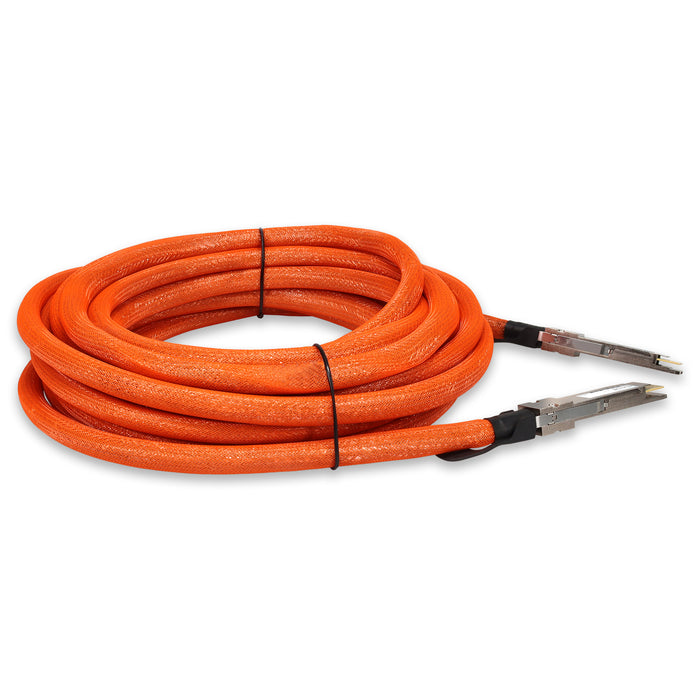 Dell Compatible TAA 400GBase-CU QSFP-DD to QSFP-DD Direct Attach Cable (Active Twinax, 3m)