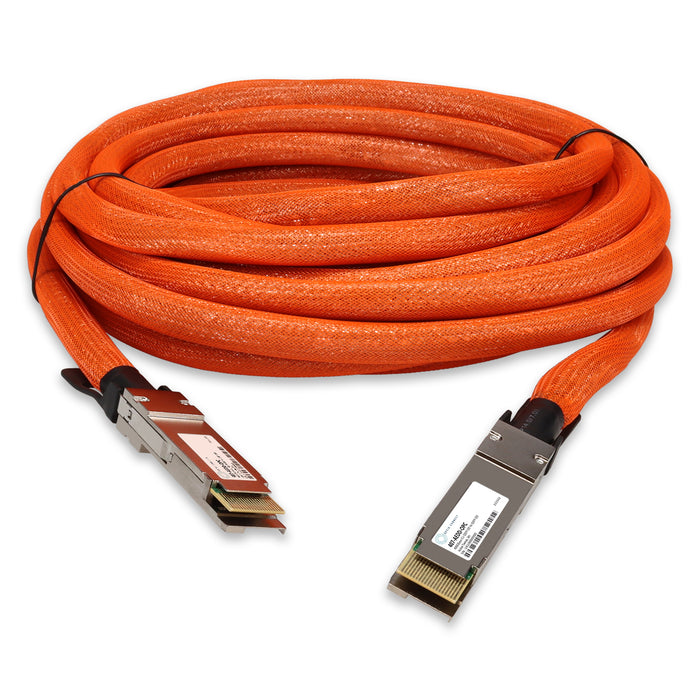 Dell Compatible TAA 400GBase-CU QSFP-DD to QSFP-DD Direct Attach Cable (Active Twinax, 3m)