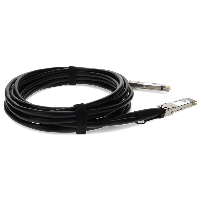 Dell 470-ACYV Compatible TAA Compliant 200GBase-CU QSFPDD Direct Attach Cable (Passive Twinax, 3m)