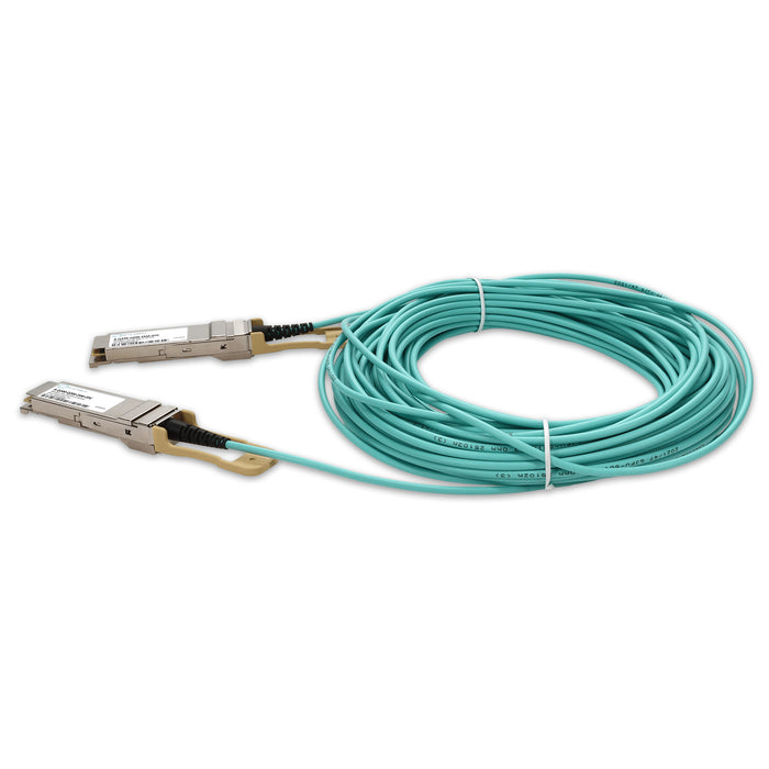 Arista Networks A-Q200-Q200-25M Compatible TAA Compliant 200GBase-AOC QSFP56 Active Optical Cable (850nm, MMF, 25m)