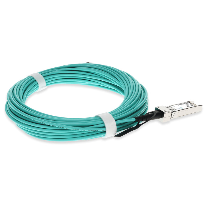 Dell Compatible TAA Compliant 25GBase-AOC SFP28 to SFP28 Active Optical Cable (850nm, MMF, 30m)