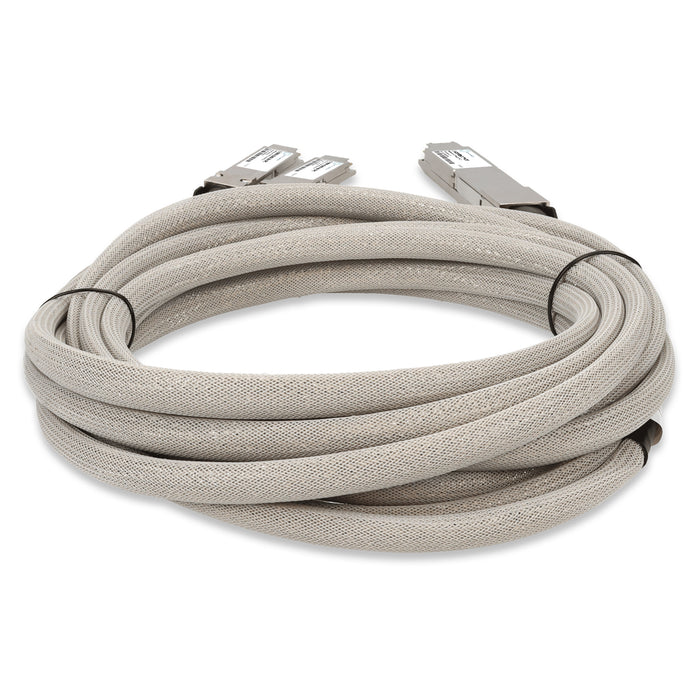 Arista Networks C-O800-2Q400-2M Compatible TAA 800GBase-CU OSFP to 2xQSFP112 Direct Attach Cable (Passive Twinax, 2m)