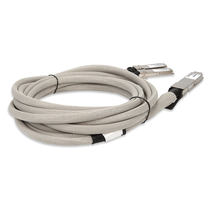 Arista Networks C-O800-2Q400-2M Compatible TAA 800GBase-CU OSFP to 2xQSFP112 Direct Attach Cable (Passive Twinax, 2m)