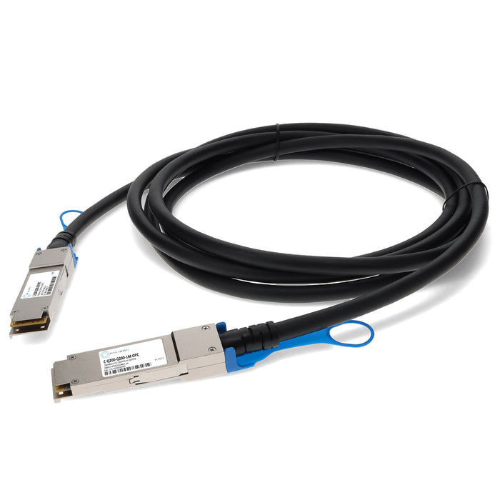 Arista Networks C-Q200-Q200-1M Compatible TAA Compliant 200GBase-CU QSFP56 Direct Attach Cable (Passive Twinax 1m)