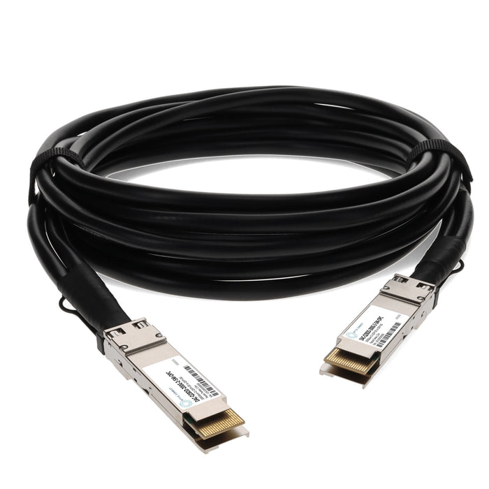 Dell DAC-Q28DD-200G-2-5M Compatible TAA Compliant 200GBase-CU QSFP-DD Direct Attach Cable (Passive Twinax, 2.5m)