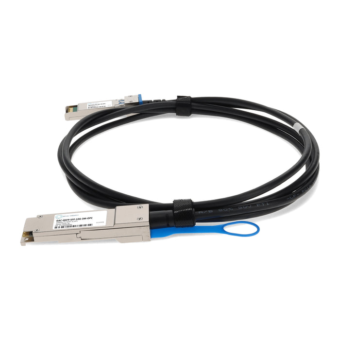 Dell Compatible TAA Compliant 10GBase-CU QSFP+ to 1xSFP+ Direct Attach Cable (Passive Twinax, 3m)