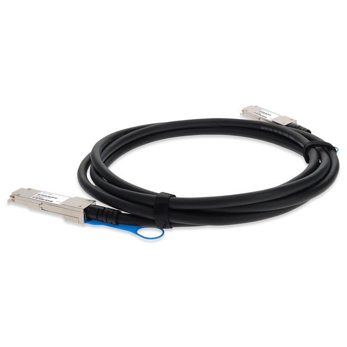 Dell DAC-QSFP28-100G-2M Compatible TAA Compliant 100GBase-CU QSFP28 Direct Attach Cable (Passive Twinax, 2m)