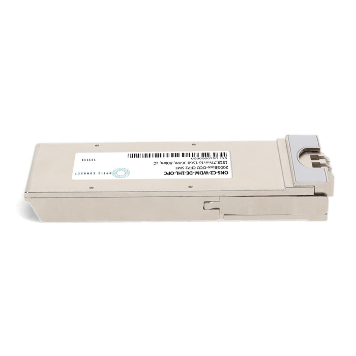Cisco® ONS-C2-WDM-DE-1HL Compatible TAA 200GBase-DWDM CFP2 Transceiver (SMF, 1528.77nm to 1568.36nm, 80km, LC)