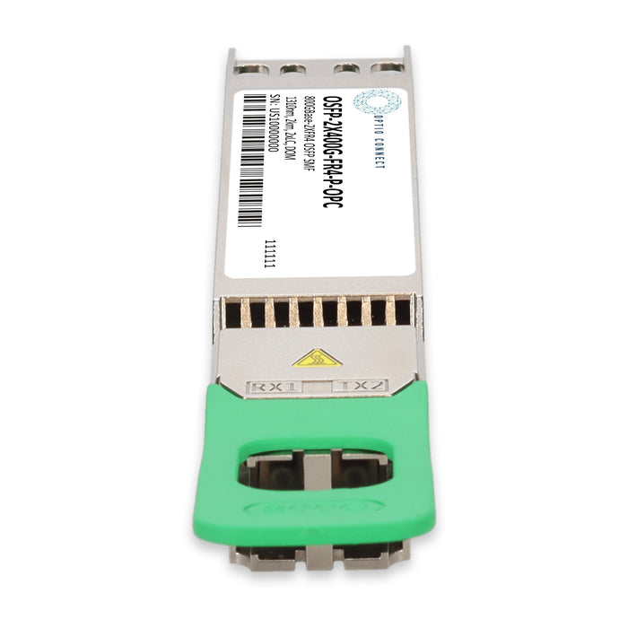 Juniper Networks® OSFP-2X400G-FR4-P Compatible TAA 800GBase-2xFR4 PAM4 OSFP Transceiver (SMF, 1310nm, 2km, 2xLC, DOM, CMIS 5.0)