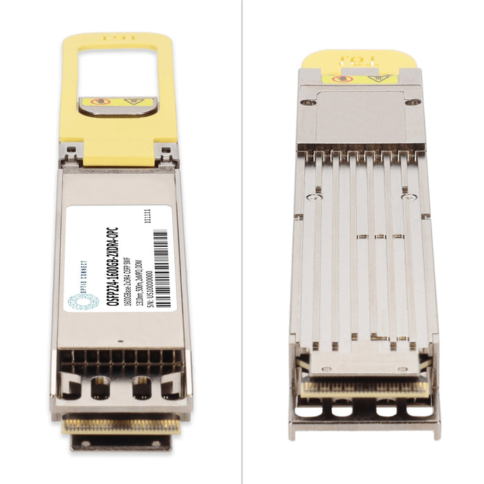 MSA and TAA 1.6T 2xDR4 PAM4 OSFP224 Transceiver (SMF, 1310nm, 500m, 2xMPO, DOM, CMIS 5.0)