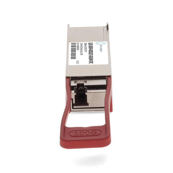 HP® Compatible TAA 100GBase-BX QSFP28 Transceiver Single Lambda (SMF, 1331nmTx/1271nmRx, 10km w/FEC, LC, DOM)