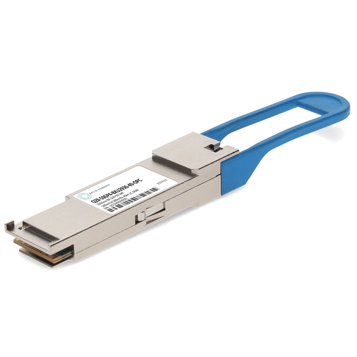 MSA and TAA 50GBase-BX PAM4 QSFP28 Transceiver (SMF, 1295nmTx/1309nmRx, 40km, LC, DOM)