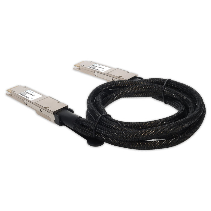Arista Networks Compatible TAA 400GBase-AEC QSFP-DD to QSFP-DD Active Electrical Cable (AEC, 3m, CMIS 5.2)