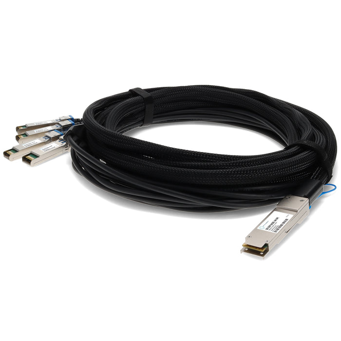 Juniper Networks QFX-QSFP-DACBO-5M Compatible TAA Compliant 40GBase-CU QSFP+ to 4xSFP+ Direct Attach Cable (Passive Twinax, 5m)