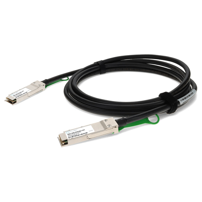MSA and TAA Compliant 100GBase-CU QSFP28 to QSFP28 Direct Attach Cable (Passive Twinax, 4m, 26AWG, -40 to 85C)
