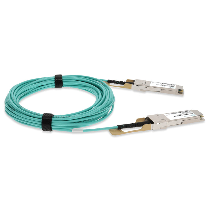Arista Networks Compatible TAA 100GBase-AOC QSFP28 to QSFP28 Direct Attach Cable (850nm, MMF, 4m)