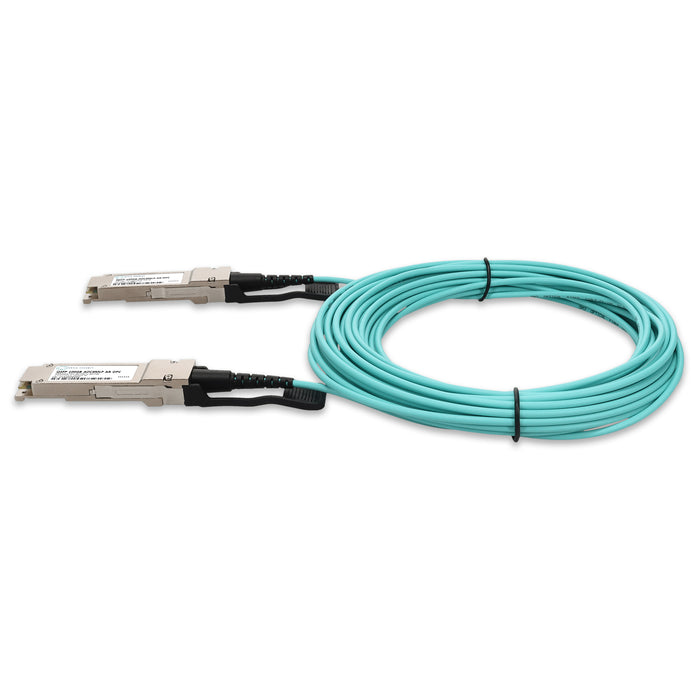 Arista Networks Compatible TAA 100GBase-AOC QSFP28 to QSFP28 Low Power Active Optical Cable (850nm, MMF, 8m, Infiniband EDR, LSZH)