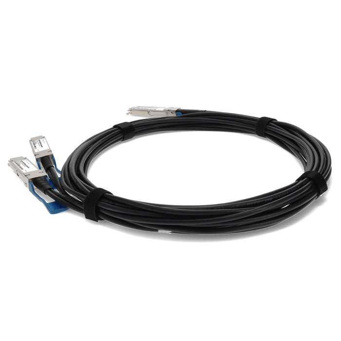 Cisco Compatible TAA Compliant 100GBase-CU QSFP28 to 2xQSFP28 Direct Attach Cable (Passive Twinax, 2m)