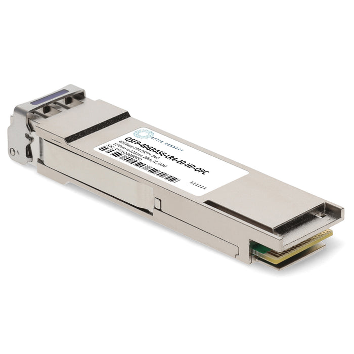 HP® Compatible TAA 40GBase-LR4 QSFP+ Transceiver (SMF, 1270-1330nm, 20km, LC, DOM)