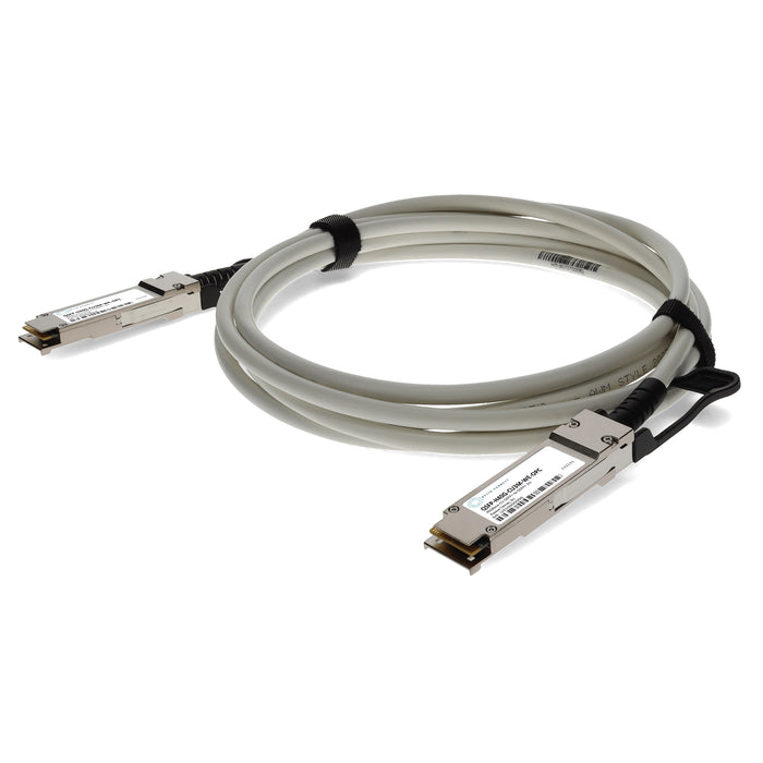 Cisco QSFP-H40G-CU3M-WE Compatible TAA Compliant 40GBase-CU QSFP+ to QSFP+ Direct Attach Cable (Passive Twinax, 3m)