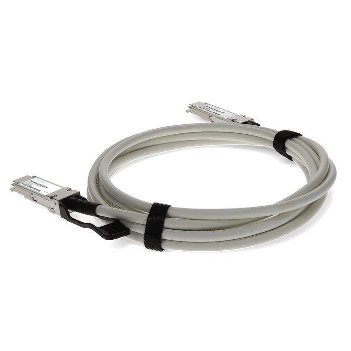 Cisco QSFP-H40G-CU3M-WE Compatible TAA Compliant 40GBase-CU QSFP+ to QSFP+ Direct Attach Cable (Passive Twinax, 3m)