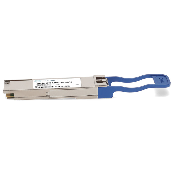 HP® Compatible TAA 100GBase-LR4 QSFP28 Transceiver (SMF, 1295nm to 1309nm, 20km, LC, DOM)