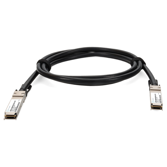 Cisco Compatible TAA 100GBase-CU QSFP28 to QSFP28 Direct Attach Cable (Passive Twinax, 1m, 30AWG, LSZH)
