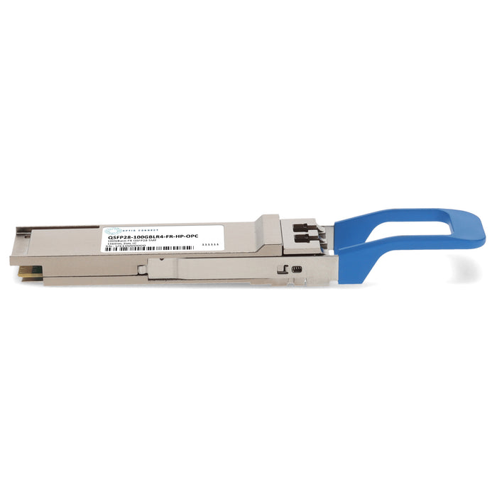 HP® Compatible TAA 100GBase-FR QSFP28 Transceiver (SMF, 1310nm, 2km, LC)