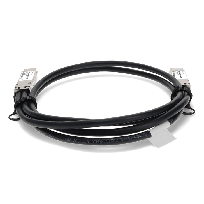 Juniper Networks Compatible TAA 400GBase-CU QSFPDD Direct Attach Cable (Passive Twinax, 0.5m)