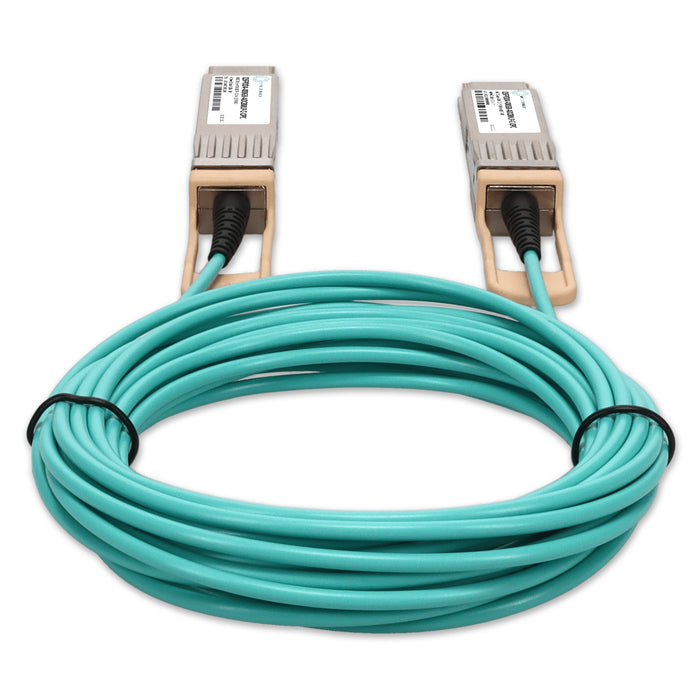Cisco Compatible TAA 400GBase-AOC QSFP-DD to QSFP-DD Low Power Active Optical Cable (850nm, MMF, 8m)