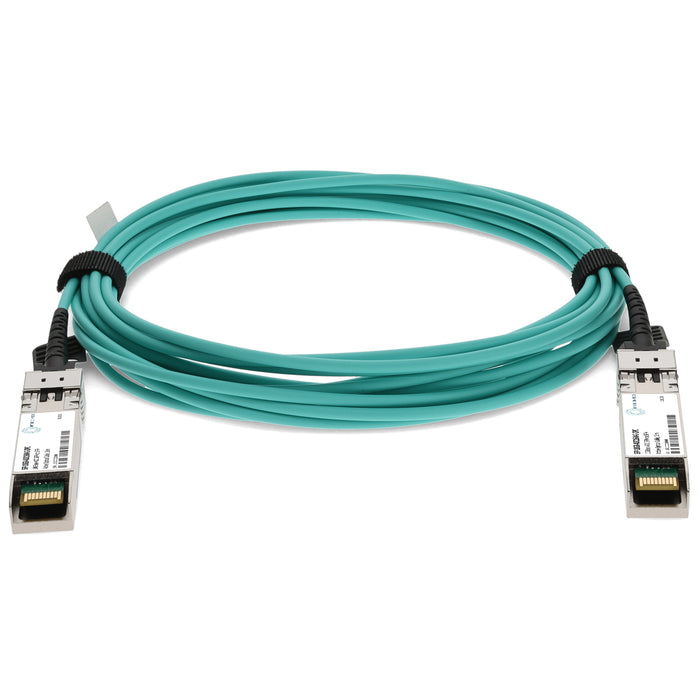 Cisco Compatible TAA 10GBase-AOC SFP+ to SFP+ Active Optical Cable (850nm, MMF, 16m)