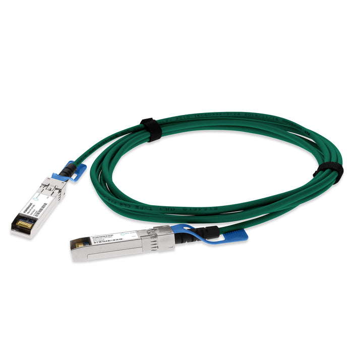 Dell Compatible TAA 10GBase-CU SFP+ to SFP+ Direct Attach Cable (Passive Twinax, 1m) Green