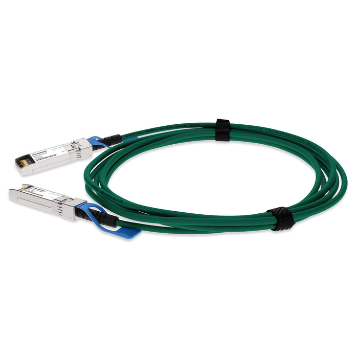 Dell Compatible TAA 10GBase-CU SFP+ to SFP+ Direct Attach Cable (Passive Twinax, 1m) Green