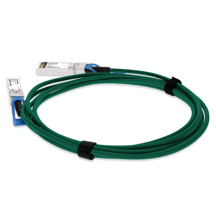 Dell Compatible TAA 10GBase-CU SFP+ to SFP+ Direct Attach Cable (Passive Twinax, 1m) Green