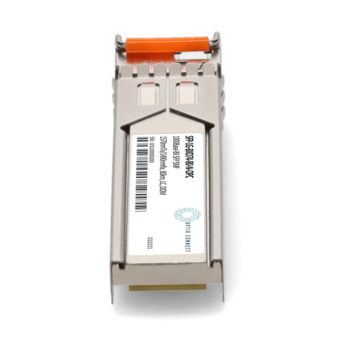 Alcatel-Lucent Nokia® Compatible TAA 1000Base-BX SFP Transceiver (SMF, 1570nmTx/1490nmRx, 80km, LC, DOM)