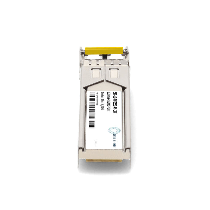 Arista Networks® SFP-1G-DW-1550 Compatible TAA 1000Base-CWDM SFP Transceiver (SMF, 1550nm, 40km, LC, DOM)