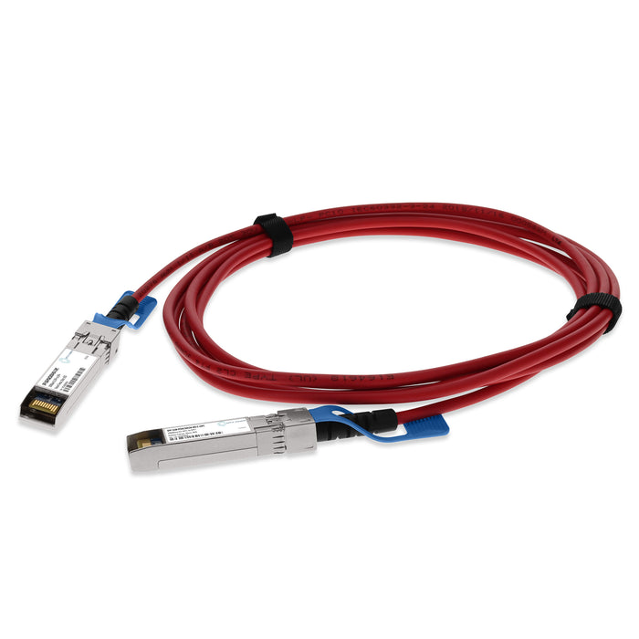 Cisco Compatible TAA 1000Base-CU SFP+ to SFP+ Direct Attach Cable (Passive Twinax, 50cm, Red)