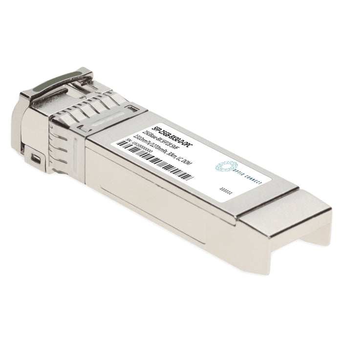 MSA and TAA 25GBase-BX SFP28 Transceiver (SMF, 1310nmTx/1270nmRx, 30km, LC, DOM)