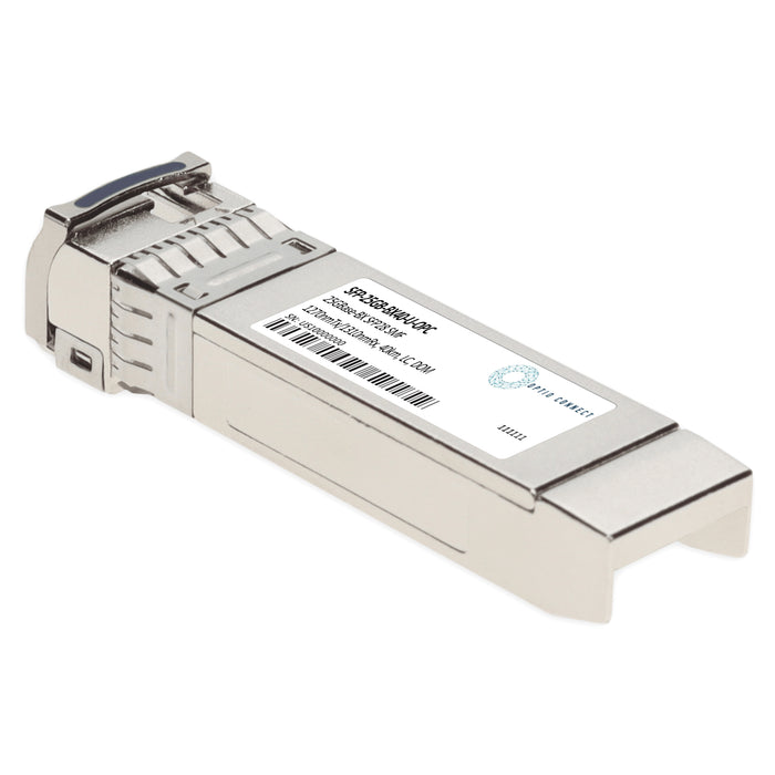 MSA and TAA 25GBase-BX SFP28 Transceiver (SMF, 1270nmTx/1310nmRx, 40km, LC, DOM)