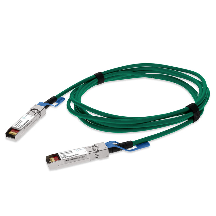 Dell Compatible TAA 25GBase-CU SFP28 to SFP28 Direct Attach Cable (Passive Twinax, 1m) Green