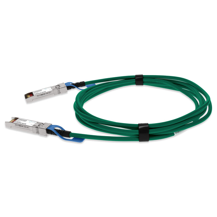 Dell Compatible TAA 25GBase-CU SFP28 to SFP28 Direct Attach Cable (Passive Twinax, 1m) Green
