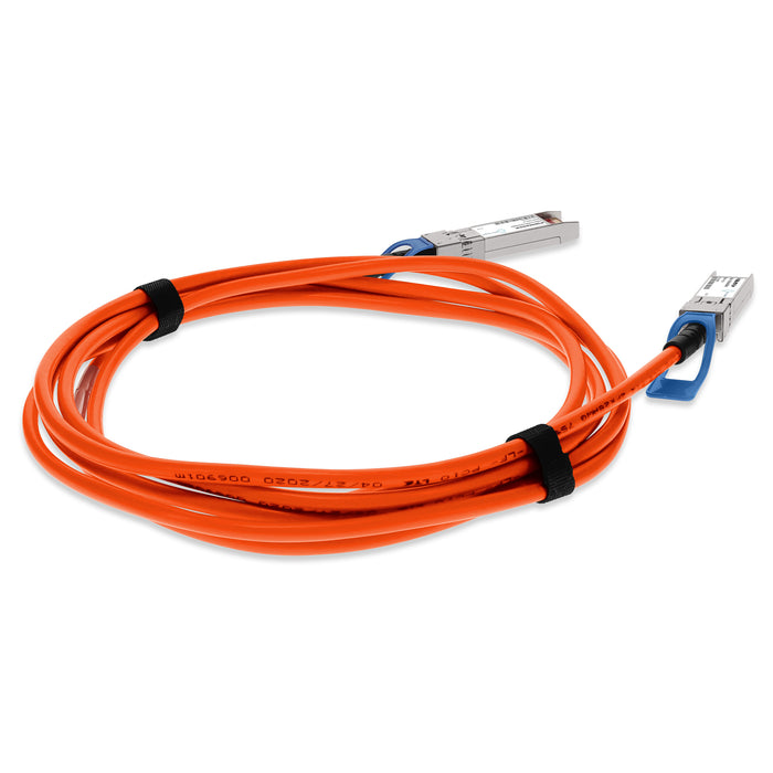 Dell Compatible TAA 25GBase-CU SFP28 to SFP28 Direct Attach Cable (Passive Twinax, 1m) Orange