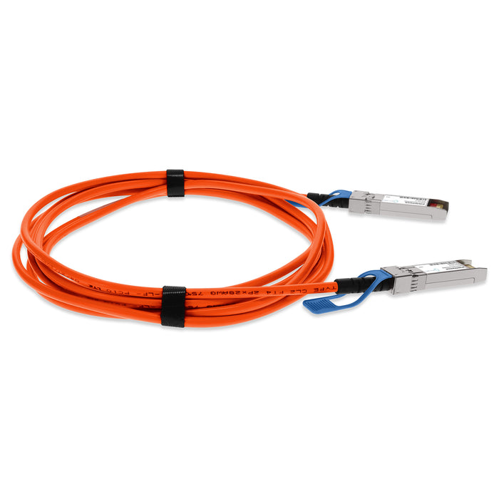 Dell Compatible TAA 25GBase-CU SFP28 to SFP28 Direct Attach Cable (Passive Twinax, 1m) Orange