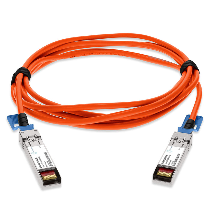 Dell Compatible TAA 25GBase-CU SFP28 to SFP28 Direct Attach Cable (Passive Twinax, 1m) Orange