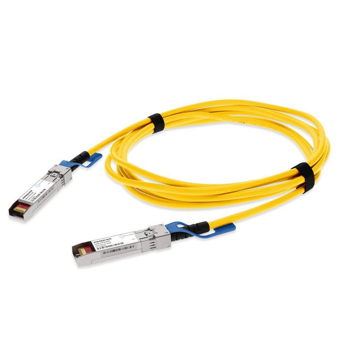 Cisco Compatible TAA 25GBase-CU SFP28 to SFP28 Yellow Direct Attach Cable (Passive Twinax, 2m)