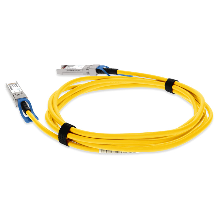 Cisco Compatible TAA 25GBase-CU SFP28 to SFP28 Yellow Direct Attach Cable (Passive Twinax, 2m)