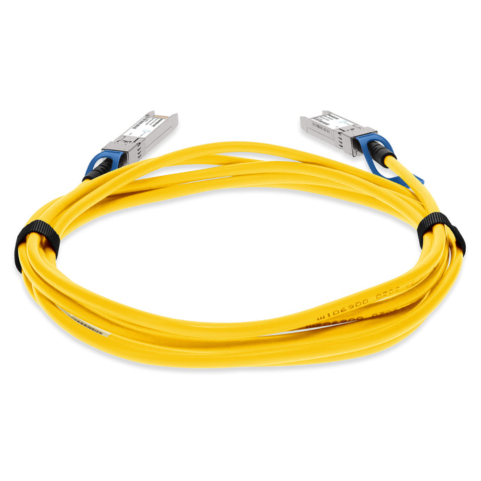 Cisco Compatible TAA 25GBase-CU SFP28 to SFP28 Yellow Direct Attach Cable (Passive Twinax, 2m)
