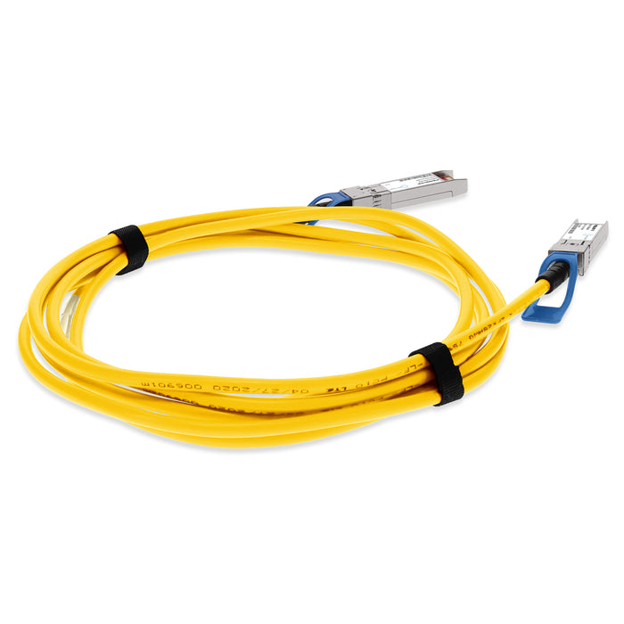 Cisco Compatible TAA 25GBase-CU SFP28 to SFP28 Yellow Direct Attach Cable (Passive Twinax, 2m)
